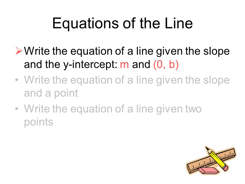 write an equation in slope-intercept form of the line containing the given points